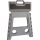Step stool folding HT Grip 39 cm grey