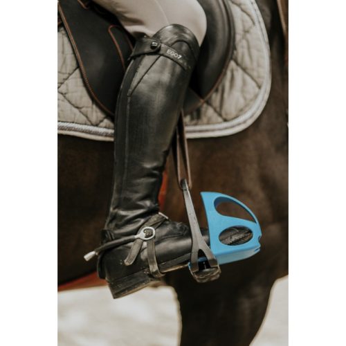 Stirrup Compositi Matrix safety toe-clips kids light blue