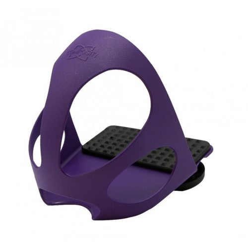 Stirrup Compositi Matrix safety toe-clips kids purple