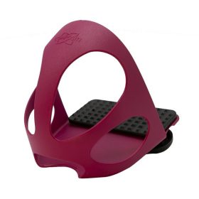 Stirrup Compositi Matrix safety toe-clips kids raspberry