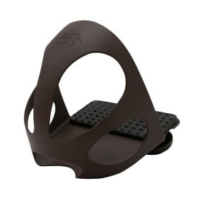 Stirrup Compositi Matrix safety toe-clips adults brown
