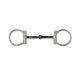 D-ring snaffle bit WH western iron/copper 12,5 cm