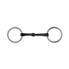Snaffle bit WH western iron/copper 12,5 cm