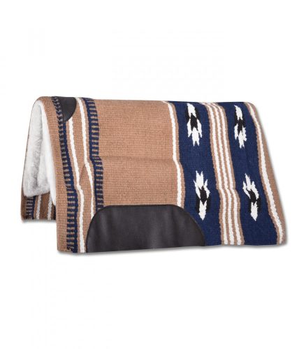 Saddle pad WH Utah western brown/turquoise