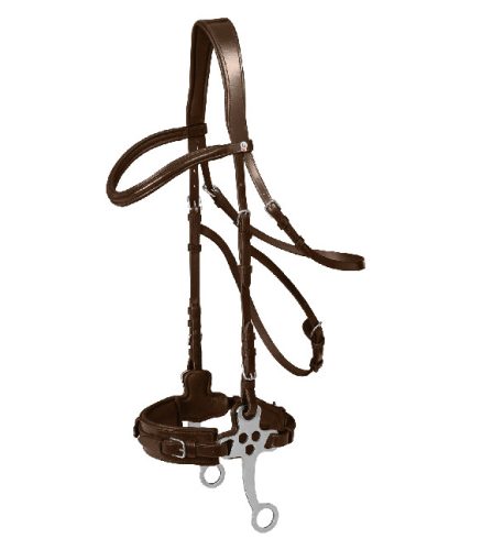 Bridle hackamore X-Line Waldhausen full black