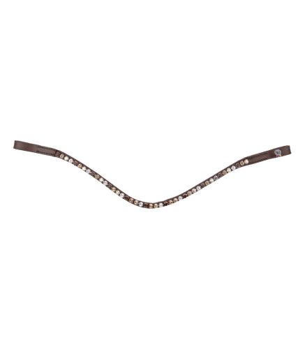 Browband WH X-Line Glam cob brown