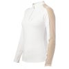 Polo shirt Equithéme Pekin long sleeve women's S white