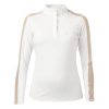 Polo shirt Equithéme Pekin long sleeve women's S white