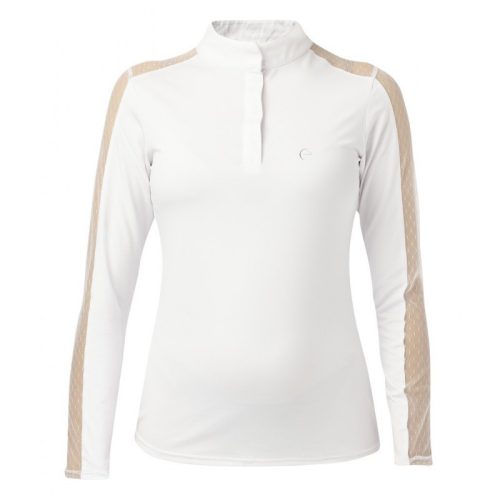 Polo shirt Equithéme Pekin long sleeve women's L navy