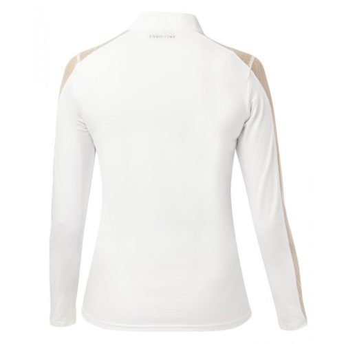 Polo shirt Equithéme Pekin long sleeve women's L navy