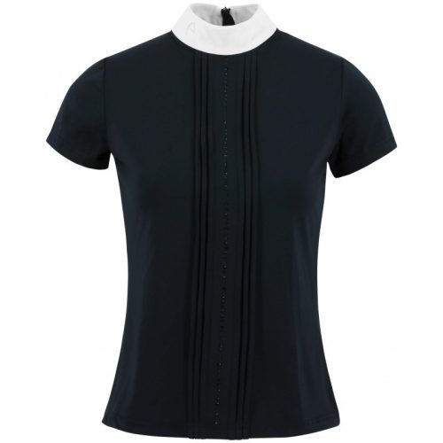 Competition polo shirt women L navy blue ET Dorla