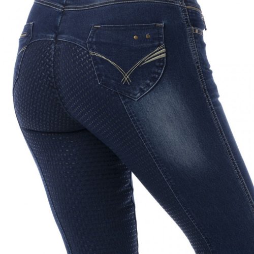 Breeches TExas ET jeans women's 38 denim blue