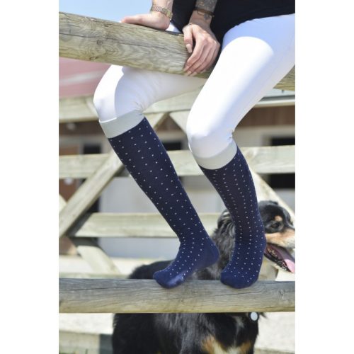 Lovaglózokni 39/41 sötétkék ET Peas