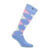 Socks Argyle ET 31-34 blue/pink