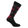 Socks Argyle ET 35-38 black/raspberry