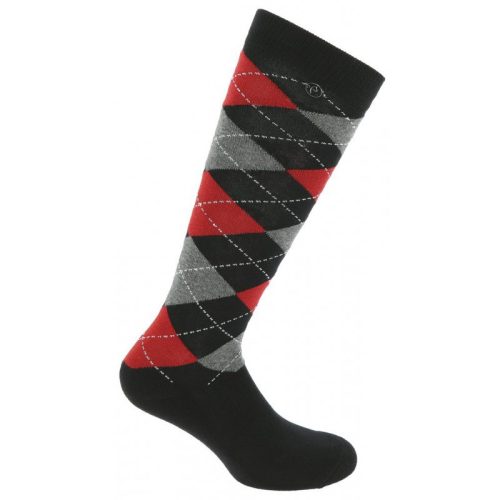 Socks Argyle ET 35-38 black/red