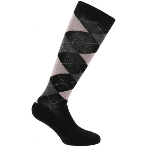 Socks Argyle ET 35-38 black/old pink