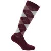 Socks Argyle ET 35-38 burgundy/old pink