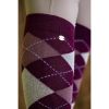 Socks Argyle ET 35-38 burgundy/old pink