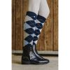 Socks Argyle ET 35-38 navy/sky blue