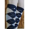 Socks Argyle ET 35-38 navy/sky blue