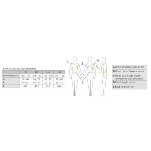 Komperdell Junior Back-Protector 128 cm black/pink