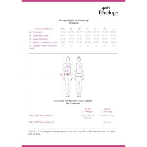 Airbag vest Airlight 2 Pénélope M black
