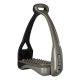 Stirrups Opera Acavallo 12 cm black