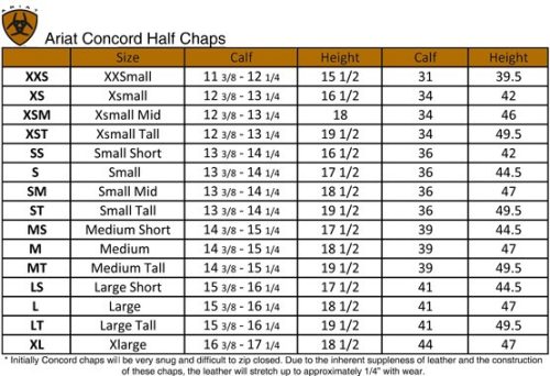 Chaps Ariat Concorde L fekete