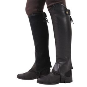 Half-chaps Ariat Concorde velour inner calf ST black