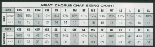 Half-chaps Ariat Chorus smooth leather L black