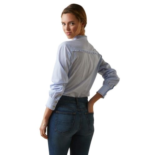 Blouse Ariat Clarion M blue stripe