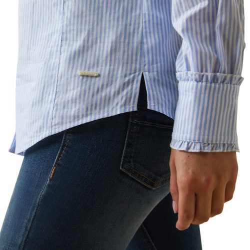 Blouse Ariat Clarion M blue stripe
