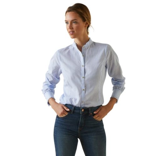 Blouse Ariat Clarion M blue stripe