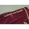 Saddle pad Back on Track Night Collection full burgundy