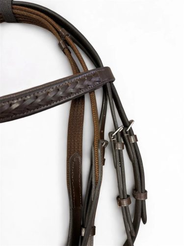 Bridle, braided w/ web reins