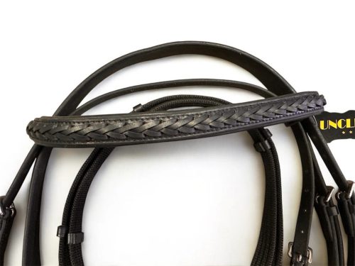 Bridle, braided w/ web reins