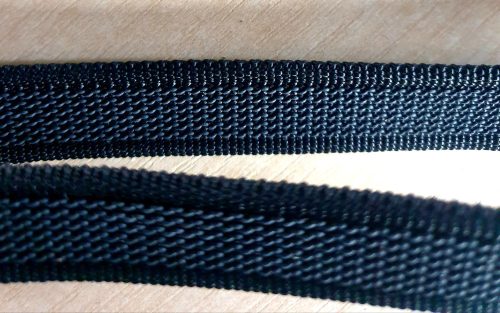 Kantárszár csúszásmentes sima full fekete BR4