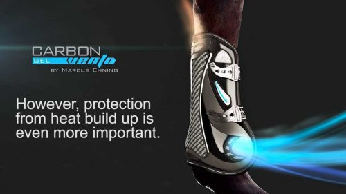 Tendon boots Veredus Carbon Gel Vento M black