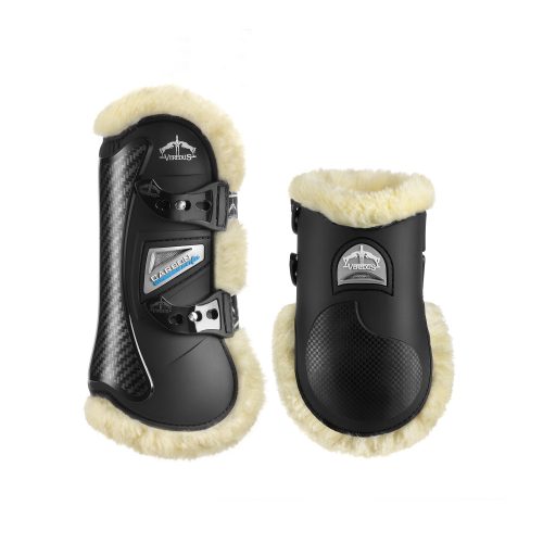 Veredus CGV fetlock boots with fur M black