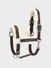 Halter Equiline Tom with lambskin cob brown