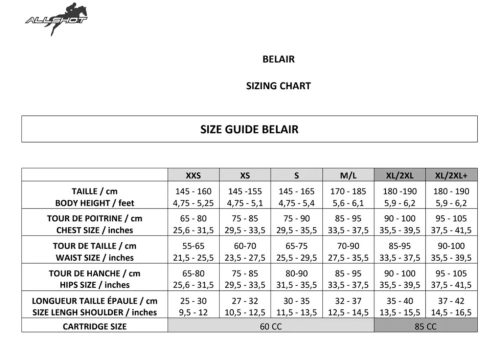 Airbag vest Equiline Belair XL/2XL black