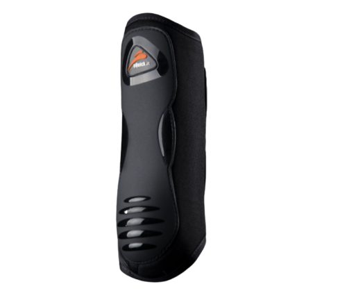 eQuick eKur dressage tendon boots L black