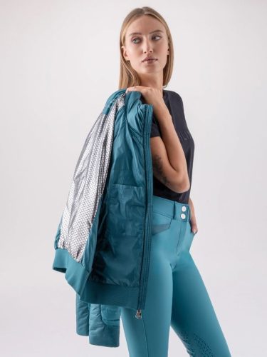Kabát Equiline Ekimo női L türkizkék