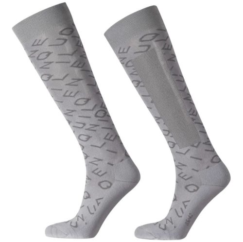 Socks Equiline Elie 38/38 silver grey