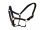 Halter 3 layer polypropylene cob black