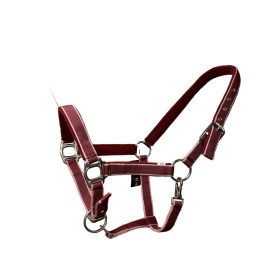 Halter fleece full burgundy
