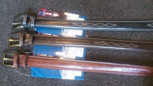 Leather Belt Kentaur 85 cm black