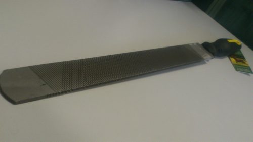 Hoof rasp with plastic handle