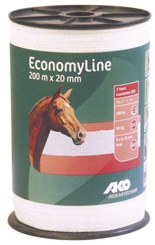 Fencing tape EconomyLine 20mm/200m